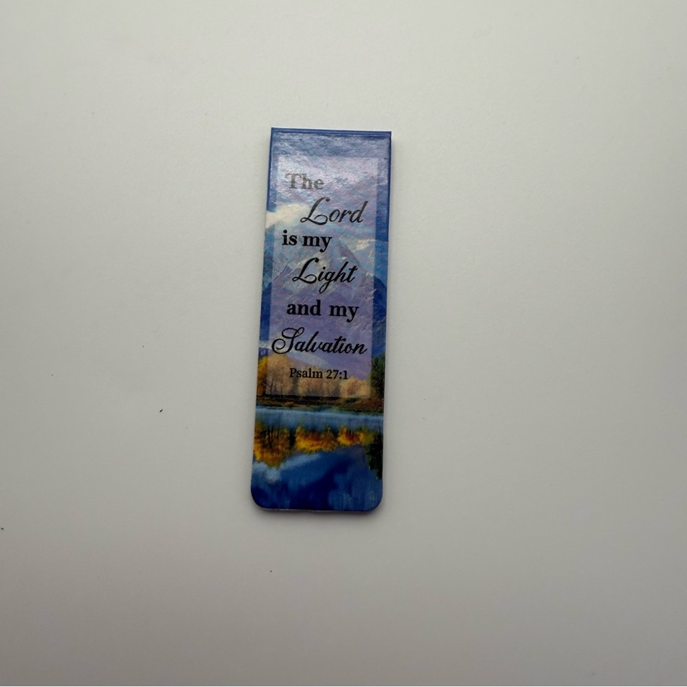 Inspirational Bookmark with Psalm‎ 27:1